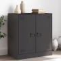 Black steel sideboard 67x39x73 cm by vidaXL, Sideboards - Ref: Foro24-841673, Price: 120,13 €, Discount: %
