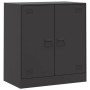 Black steel sideboard 67x39x73 cm by vidaXL, Sideboards - Ref: Foro24-841673, Price: 120,13 €, Discount: %