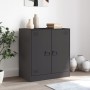 Black steel sideboard 67x39x73 cm by vidaXL, Sideboards - Ref: Foro24-841673, Price: 120,13 €, Discount: %