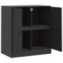 Sideboard aus schwarzem Stahl, 67 x 39 x 73 cm von vidaXL, Sideboards - Ref: Foro24-841673, Preis: 118,36 €, Rabatt: %