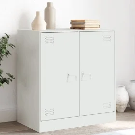Sideboard aus weißem Stahl, 67 x 39 x 73 cm von vidaXL, Sideboards - Ref: Foro24-841678, Preis: 93,38 €, Rabatt: %