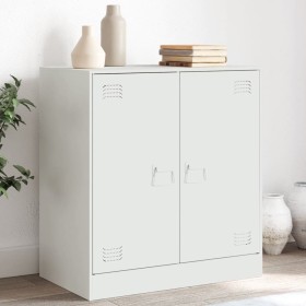 Sideboard aus weißem Stahl, 67 x 39 x 73 cm von vidaXL, Sideboards - Ref: Foro24-841678, Preis: 94,27 €, Rabatt: %