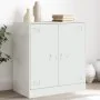Sideboard aus weißem Stahl, 67 x 39 x 73 cm von vidaXL, Sideboards - Ref: Foro24-841678, Preis: 93,38 €, Rabatt: %