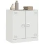 Sideboard aus weißem Stahl, 67 x 39 x 73 cm von vidaXL, Sideboards - Ref: Foro24-841678, Preis: 93,38 €, Rabatt: %