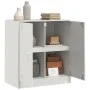 White steel sideboard 67x39x73 cm by vidaXL, Sideboards - Ref: Foro24-841678, Price: 93,38 €, Discount: %