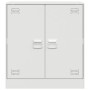 Aparador de acero blanco 67x39x73 cm de vidaXL, Aparadores - Ref: Foro24-841678, Precio: 94,23 €, Descuento: %