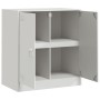 Aparador de acero blanco 67x39x73 cm de vidaXL, Aparadores - Ref: Foro24-841678, Precio: 94,23 €, Descuento: %