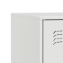 Aparador de acero blanco 67x39x73 cm de vidaXL, Aparadores - Ref: Foro24-841678, Precio: 94,23 €, Descuento: %