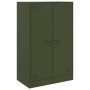 Aparador de acero verde oliva 67x39x107 cm de vidaXL, Aparadores - Ref: Foro24-841665, Precio: 172,17 €, Descuento: %