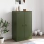 Aparador de acero verde oliva 67x39x107 cm de vidaXL, Aparadores - Ref: Foro24-841665, Precio: 172,17 €, Descuento: %