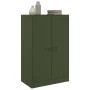 Aparador de acero verde oliva 67x39x107 cm de vidaXL, Aparadores - Ref: Foro24-841665, Precio: 170,01 €, Descuento: %