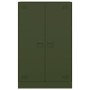Aparador de acero verde oliva 67x39x107 cm de vidaXL, Aparadores - Ref: Foro24-841665, Precio: 172,17 €, Descuento: %