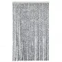 Grau-schwarz-weißer Chenille-Fliegenvorhang, 118 x 220 cm von vidaXL, Moskitonetze für Fenster - Ref: Foro24-4004882, Preis: ...