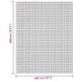 Cream camping mat 4x2 m by vidaXL, Tent Accessories - Ref: Foro24-4008494, Price: 28,06 €, Discount: %