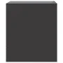 Mesita de noche acero negra 34,5x39x44 cm de vidaXL, Mesitas de noche - Ref: Foro24-841619, Precio: 51,23 €, Descuento: %