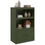 Olivgrüner Stahlschrank 67x39x107 cm von vidaXL, Sideboards - Ref: Foro24-841671, Preis: 107,52 €, Rabatt: %