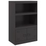 Aparador de acero negro 67x39x107 cm de vidaXL, Aparadores - Ref: Foro24-841667, Precio: 100,96 €, Descuento: %