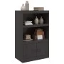 Schwarzer Stahlschrank 67x39x107 cm von vidaXL, Sideboards - Ref: Foro24-841667, Preis: 101,04 €, Rabatt: %