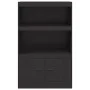 Schwarzer Stahlschrank 67x39x107 cm von vidaXL, Sideboards - Ref: Foro24-841667, Preis: 101,04 €, Rabatt: %