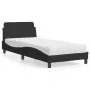 Cama con colchón terciopelo negro 80x200 cm de vidaXL, Camas y somieres - Ref: Foro24-3208293, Precio: 213,37 €, Descuento: %