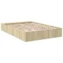 Sonoma oak engineered wood bed frame 140x200 cm by vidaXL, Beds and slatted bases - Ref: Foro24-3280568, Price: 134,44 €, Dis...