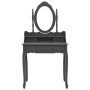 Dressing table and stool set in gray paulownia wood, 75x69x140 cm. by vidaXL, Bedroom Dressers - Ref: Foro24-289317, Price: 1...