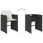 9-piece garden dining set and black synthetic rattan cushions by vidaXL, Garden sets - Ref: Foro24-3277865, Price: 635,65 €, ...