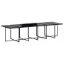 Set comedor de jardín con cojines 13 pzas ratán sintético negro de vidaXL, Conjuntos de jardín - Ref: Foro24-3277890, Precio:...