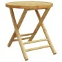 3-teiliges Klapp-Bistro-Set aus Bambus mit cremeweißen Kissen von vidaXL, Gartensets - Ref: Foro24-3208937, Preis: 252,42 €, ...