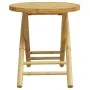 3-teiliges Klapp-Bistro-Set aus Bambus mit cremeweißen Kissen von vidaXL, Gartensets - Ref: Foro24-3208937, Preis: 252,42 €, ...