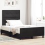 Estructura de cama con cabecera Negro 120 x 200 cm Terciopelo