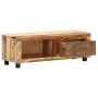 TV-Möbel aus massivem recyceltem Holz 100x30x33 cm von vidaXL, TV-Möbel - Ref: Foro24-247955, Preis: 151,63 €, Rabatt: %