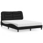 Bett mit schwarzer Kunstledermatratze 140x190 cm von vidaXL, Betten und Lattenroste - Ref: Foro24-3208717, Preis: 420,85 €, R...