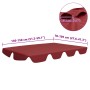 Dosel de repuesto columpio jardín rojo tinto 150/130x105/70 cm