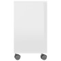 Glossy white plywood side table 70x35x55 cm by vidaXL, Side tables - Ref: Foro24-802126, Price: 48,41 €, Discount: %