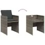 Garden dining set 17 pieces and gray synthetic rattan cushions by vidaXL, Garden sets - Ref: Foro24-3277777, Price: 1,00 €, D...