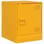 Mustard yellow steel nightstand 34.5x39x44 cm by vidaXL, Nightstands - Ref: Foro24-841613, Price: 43,48 €, Discount: %