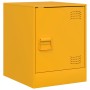 Senfgelber Nachttisch aus Stahl, 34,5 x 39 x 44 cm von vidaXL, Nachttische - Ref: Foro24-841613, Preis: 43,96 €, Rabatt: %