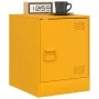 Mesita de noche acero amarillo mostaza 34,5x39x44 cm de vidaXL, Mesitas de noche - Ref: Foro24-841613, Precio: 43,48 €, Descu...