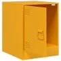 Mustard yellow steel nightstand 34.5x39x44 cm by vidaXL, Nightstands - Ref: Foro24-841613, Price: 43,48 €, Discount: %