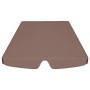 Dosel de repuesto columpio de jardín marrón 150/130x105/70 cm