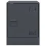 Anthracite gray steel nightstand 34.5x39x44 cm by vidaXL, Nightstands - Ref: Foro24-841611, Price: 43,57 €, Discount: %