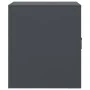 Anthracite gray steel nightstand 34.5x39x44 cm by vidaXL, Nightstands - Ref: Foro24-841611, Price: 43,57 €, Discount: %