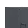 Anthracite gray steel nightstand 34.5x39x44 cm by vidaXL, Nightstands - Ref: Foro24-841611, Price: 43,57 €, Discount: %