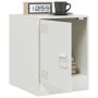 Mesitas de noche 2 unidades acero blanco 34,5x39x44 cm de vidaXL, Mesitas de noche - Ref: Foro24-841618, Precio: 63,20 €, Des...