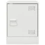 Mesitas de noche 2 unidades acero blanco 34,5x39x44 cm de vidaXL, Mesitas de noche - Ref: Foro24-841618, Precio: 63,20 €, Des...