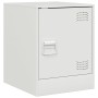 Nachttische 2 Einheiten aus weißem Stahl 34,5x39x44 cm von vidaXL, Nachttische - Ref: Foro24-841618, Preis: 63,83 €, Rabatt: %