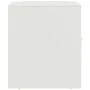 Mesitas de noche 2 unidades acero blanco 34,5x39x44 cm de vidaXL, Mesitas de noche - Ref: Foro24-841618, Precio: 63,20 €, Des...