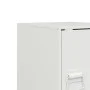 Mesitas de noche 2 unidades acero blanco 34,5x39x44 cm de vidaXL, Mesitas de noche - Ref: Foro24-841618, Precio: 63,20 €, Des...