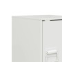 Nachttische 2 Einheiten aus weißem Stahl 34,5x39x44 cm von vidaXL, Nachttische - Ref: Foro24-841618, Preis: 63,83 €, Rabatt: %